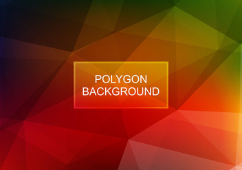 Free Vector Colorful Polygon Background - бесплатный vector #384811
