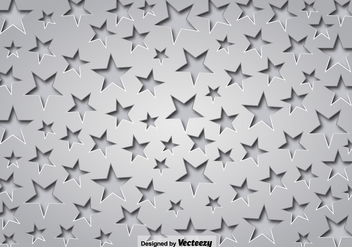 Gray Background With Stars And Shadows - vector gratuit #385701 