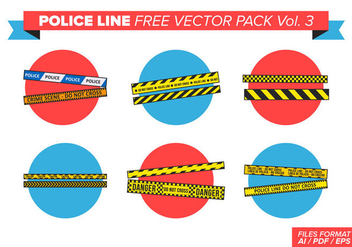 Police Line Free Vector Pack Vol. 3 - Free vector #385731