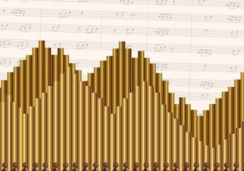 Pipe Organ Church Musical Background - Free vector #386001