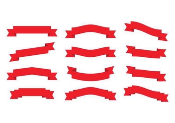 Red Ribbons - Free vector #386661