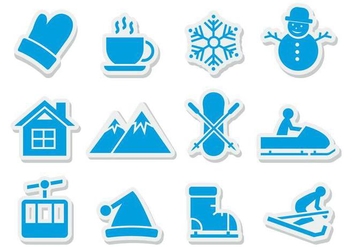 Free Winter Icons Vector - Free vector #387261