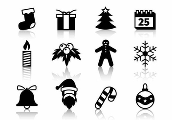 Free Christmas Icons Vector - Free vector #387661