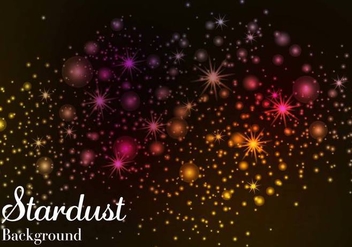 Free Stardust Background Vector - Free vector #387811