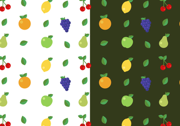 Free Fruit Pattern Vector - Free vector #387901