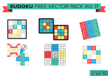 Sudoku Free Vector Pack Vol. 11 - Kostenloses vector #388321