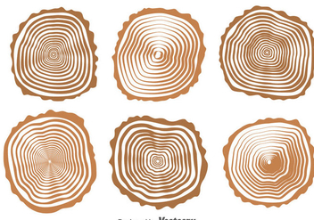 Wood Logs Collection Vector - Free vector #388731