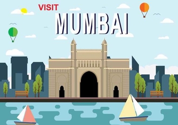 Free Mumbai Illustration - бесплатный vector #388911