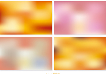 Blurred Vector Backgrounds - vector gratuit #388951 