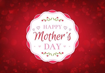 Free Vector Happy Moms Day Illustration - Free vector #389981