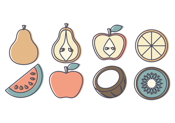 Vector Fruit Collection - Free vector #391251