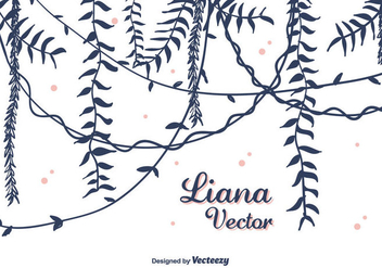 Hand Drawn Liana Vector - Kostenloses vector #391641
