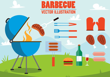 Free Barbecue Vector Illustration - vector gratuit #392031 