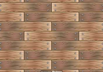 Wooden Planks Vector Seamless Pattern - Kostenloses vector #392151