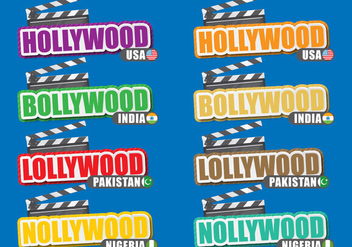 Film Cities Titles - Free vector #392411