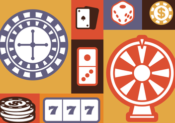 Gambling Icons Set - vector #393011 gratis