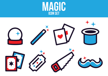 Free Magic Icon Set - vector gratuit #393601 