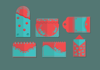 Red Packet Simple Vector - vector gratuit #393661 