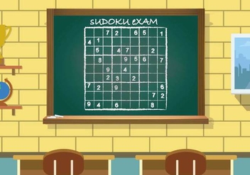 Free Sudoku Illustration - бесплатный vector #394111