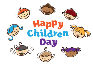 Children Day Vector - бесплатный vector #394401
