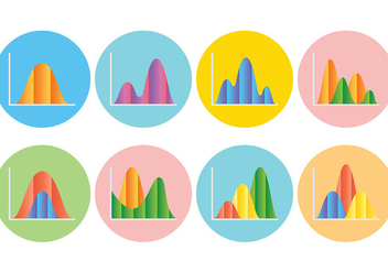 Free Bell Curve Icons Vector - vector #394471 gratis