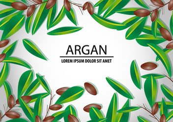 Argan Seamless And Background Concept - vector gratuit #395241 