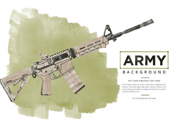 Free Ar15 Watercolor Background - Free vector #395441