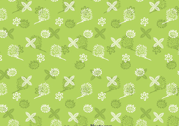 Protea Flowers Pattern Background - бесплатный vector #396621