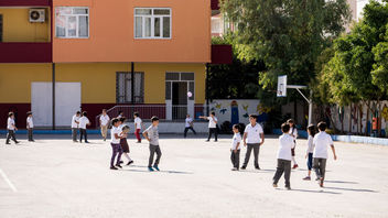 kids play at school break - Free image #398321