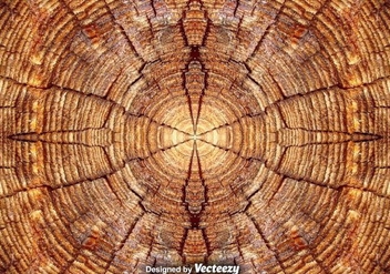 Realistic Tree Rings Close Up Background - vector gratuit #398561 