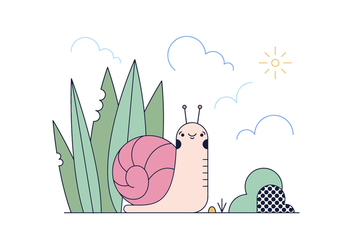 Free Snail Vector - Free vector #398651