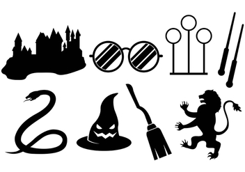 Hogwarts Icons - vector #399501 gratis