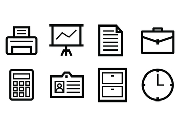 Free Office Icon Set - Free vector #400361