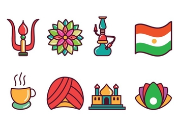 Free India Icons - vector gratuit #400381 