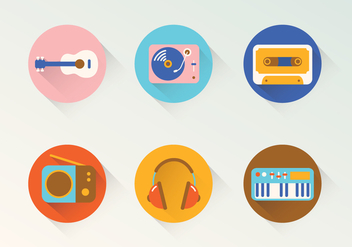 Music Vector Icons - Free vector #400661