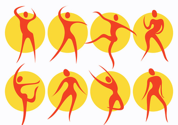 Free Zumba Icons Vector - Free vector #400791