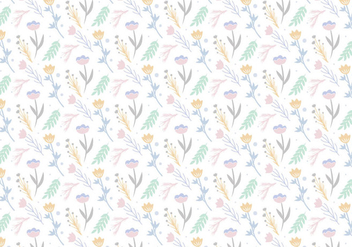 Floral Pattern Background - vector gratuit #400951 
