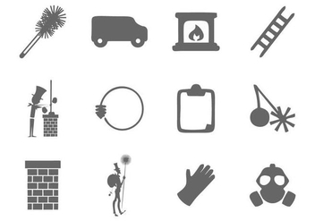 Free Chimney Sweep Icons Vector - vector #400971 gratis