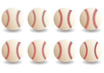 Free Baseball Laces Icons Vector - vector gratuit #401711 