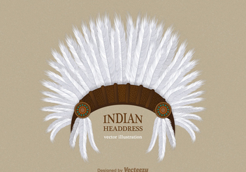 Free Indian Headdress Vector - vector gratuit #402211 