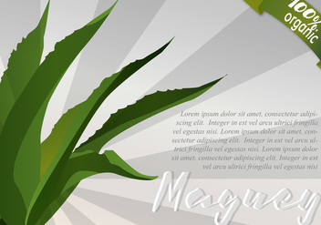 Sunburst Maguey Background - vector gratuit #403211 
