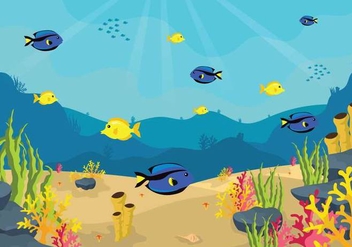 Free Seabed Illustration - Free vector #403961