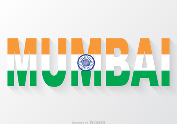 Free Vector Mumbai Word Text - бесплатный vector #405731