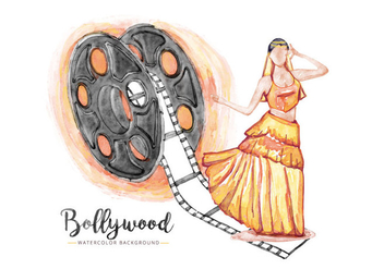 Free Bollywood Background - vector gratuit #405931 