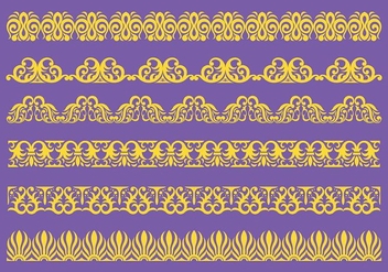 Free Lace Trim Icons Vector - vector #405981 gratis