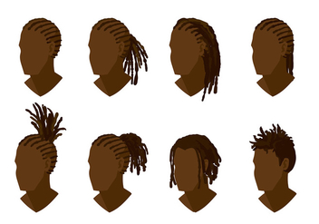 Dreads Style Free Vector - Kostenloses vector #406991