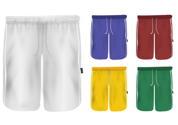 Set Of Sweatpants Blank Design - vector gratuit #407771 
