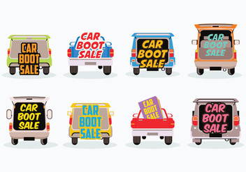 Free Car Boot Sale Vector - Free vector #408441