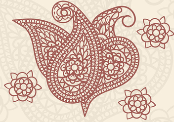 Cashmere Vector Paisley - Free vector #408611