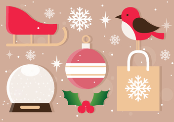 Free Vector Christmas Icons - Free vector #409501